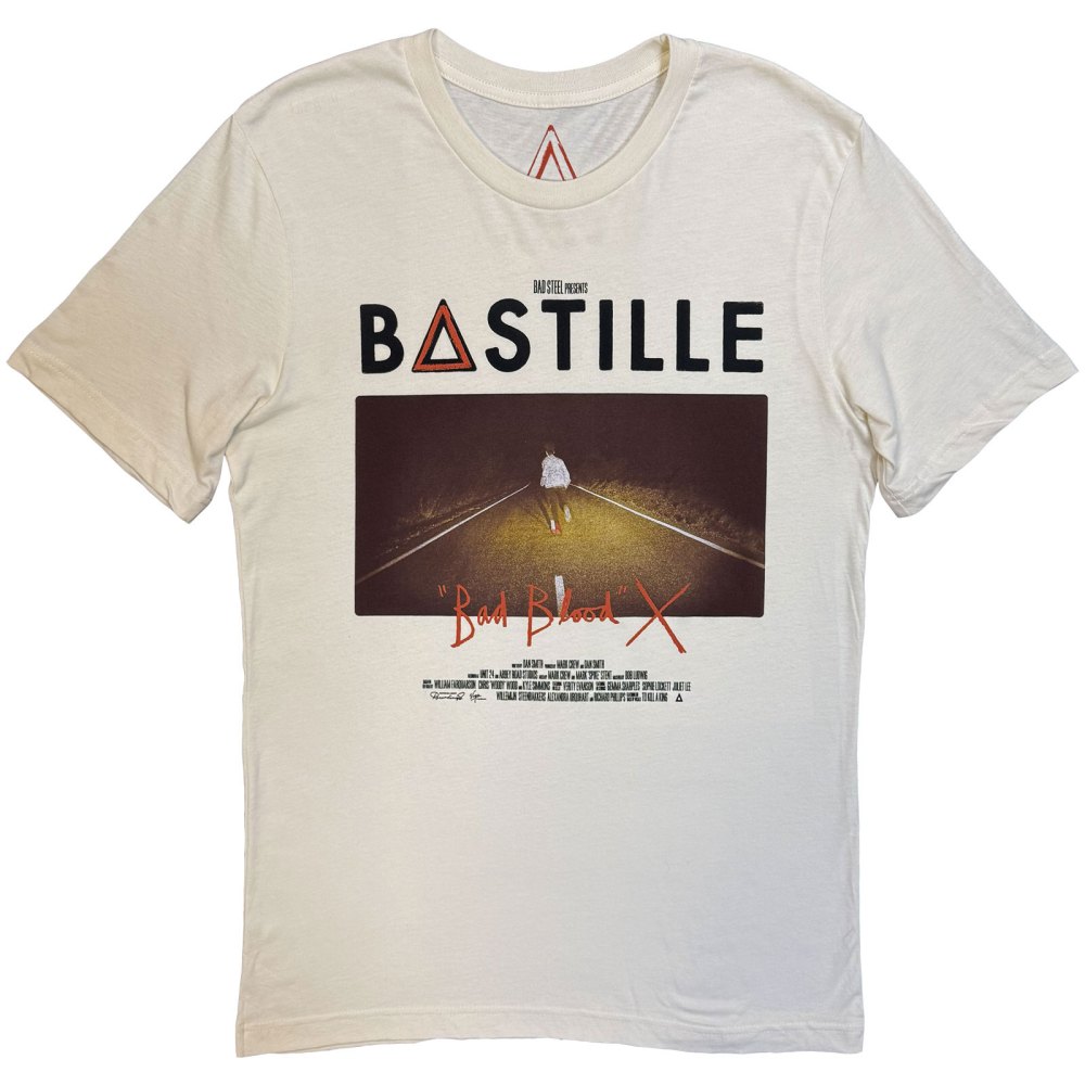 Bastille - Bad Blood Album Photo Heren Tshirt - Creme